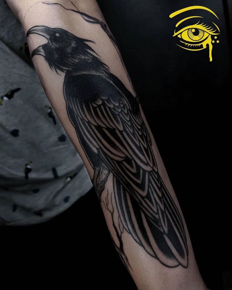 Artistic Raven Tattoos That Will Change Your Life