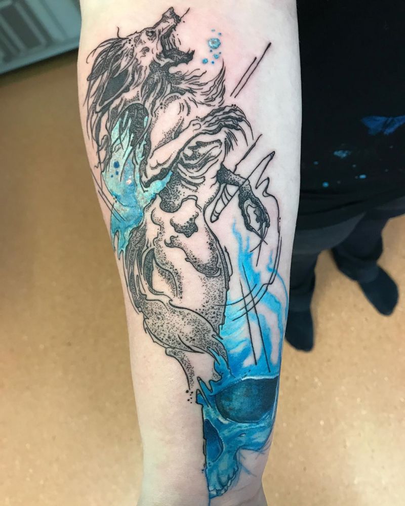 Ferocious Werewolf Tattoos Will Certainly Make Others Feel Afraid