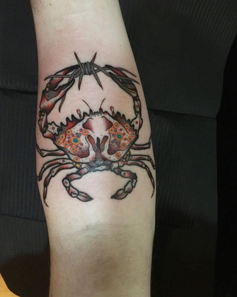 Cute Crab Tattoos for You to Enjoy