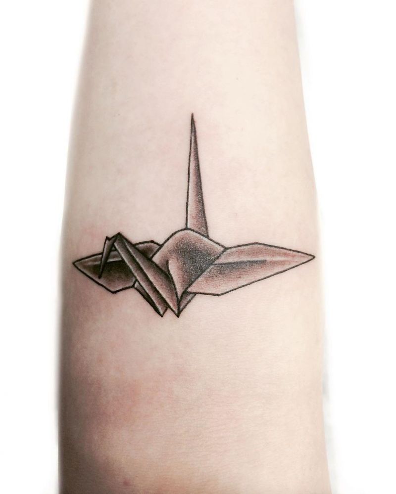 Pretty Origami Tattoos That Improve Your Taste