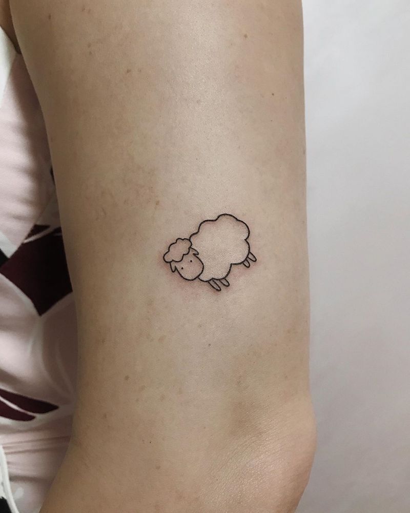 Cute Sheep Tattoos You Will Love