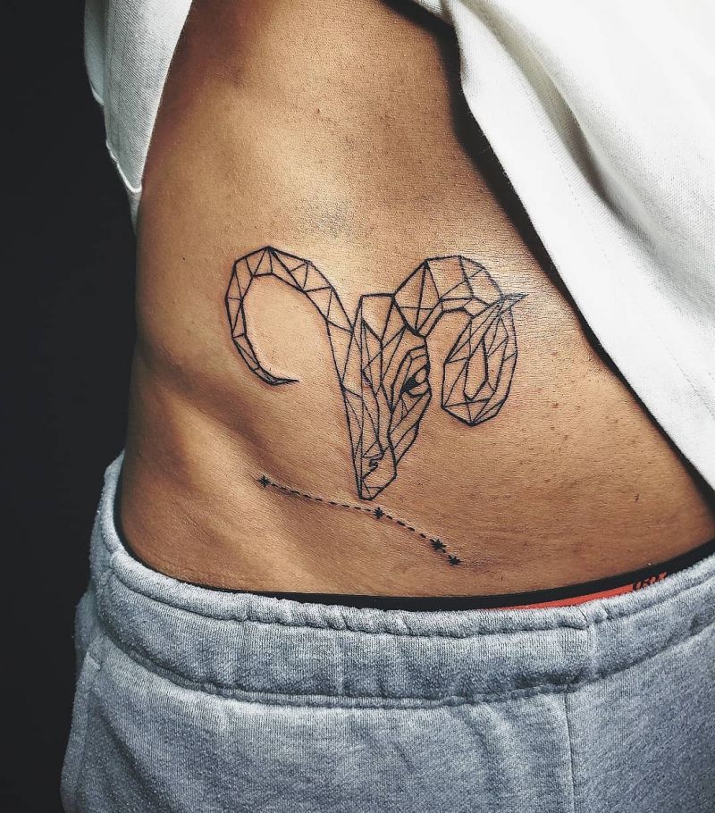 30 Pretty Aries Tattoos Show your Charm