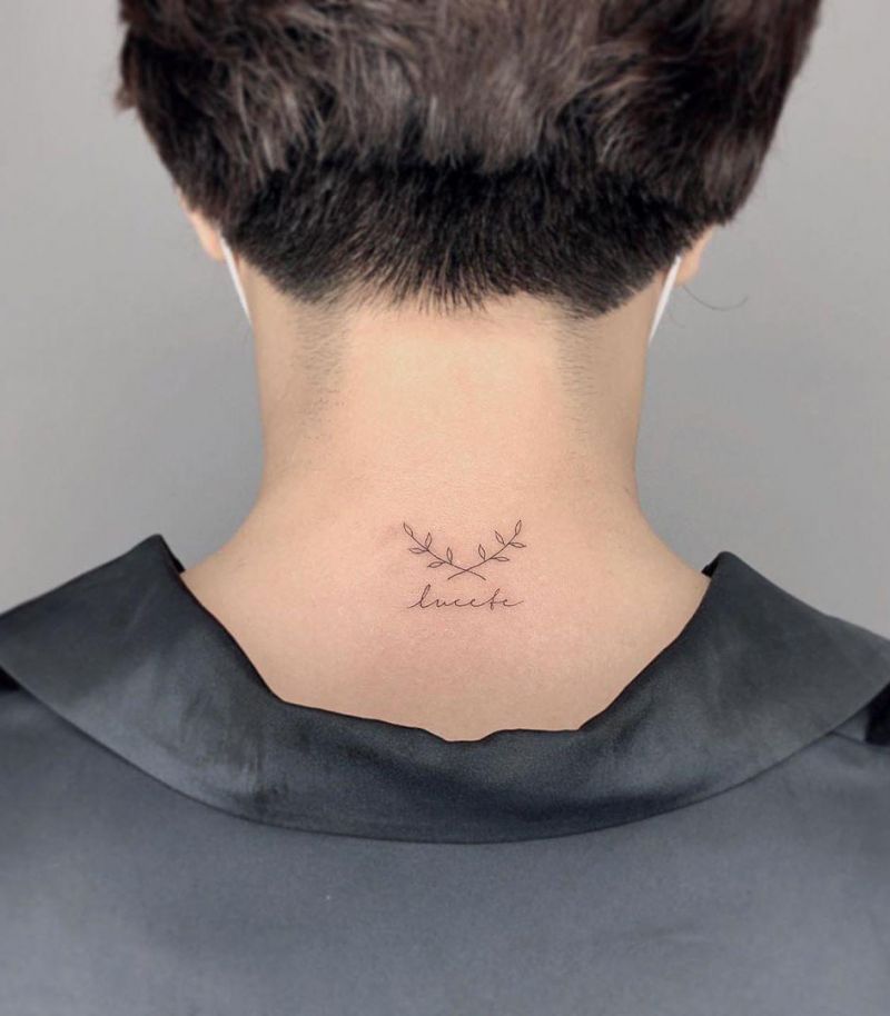 Pretty Back of Neck Tattoo Designs to Inspire You