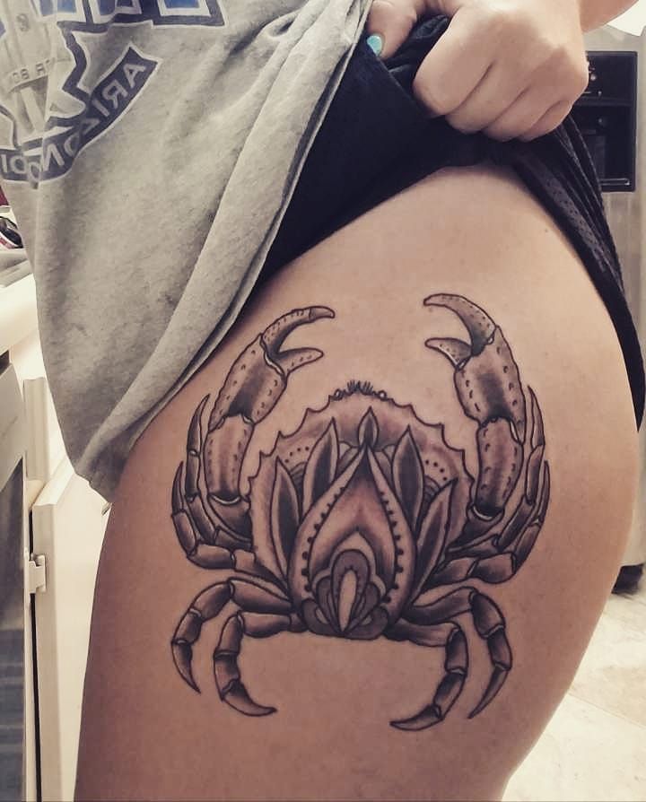 Cute Crab Tattoos for You to Enjoy