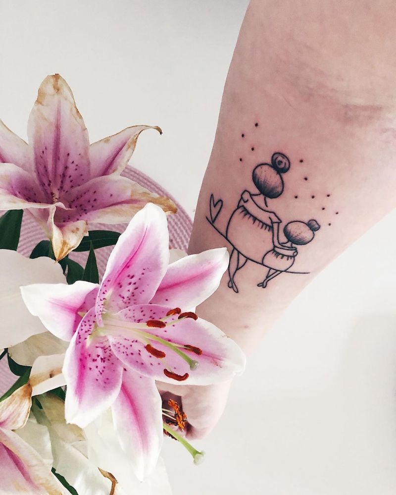 Pretty Mother Daughter Tattoos You Will Love