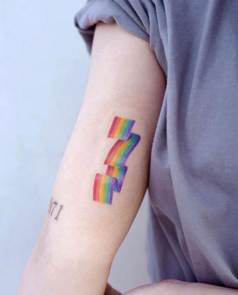 30 Pretty Rainbow Tattoos Make You Happy