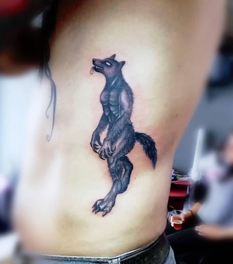 Ferocious Werewolf Tattoos Will Certainly Make Others Feel Afraid