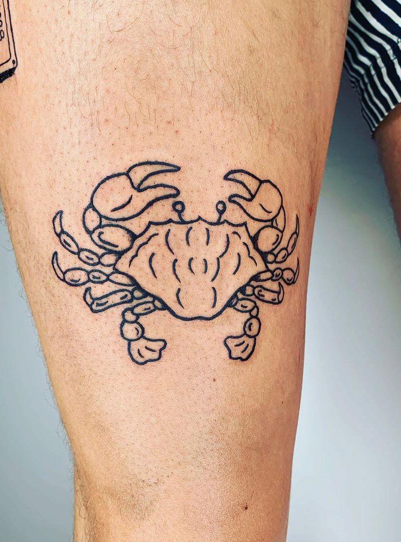 Cute Crab Tattoos for You to Enjoy