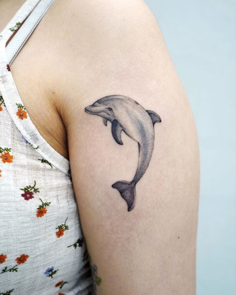 Pretty Dolphin Tattoos That You Can't Miss