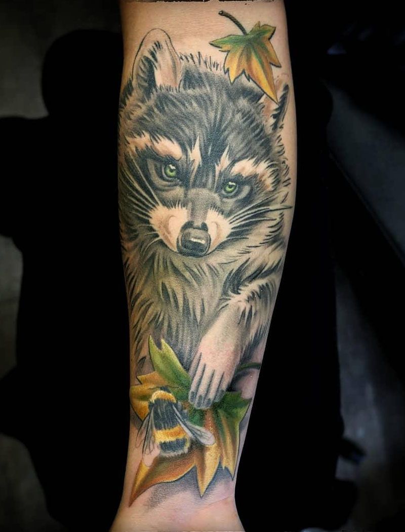 Cute Raccoon Tattoos You Will Love