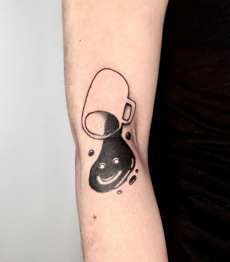 Pretty Coffee Tattoos Keep You Fragrant All The Time