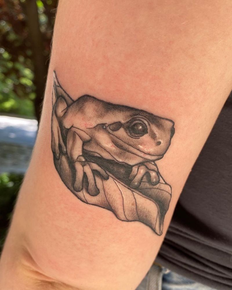 Cute Frog Tattoo Designs That You Can't Miss