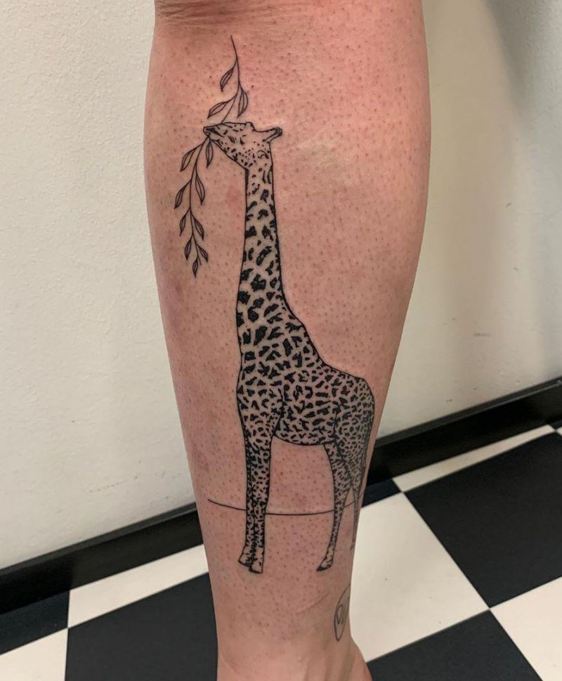 Pretty Giraffe Tattoos to Inspire You