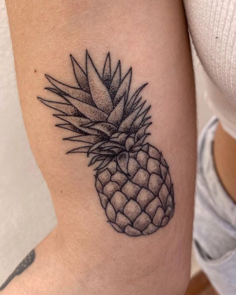 Pretty Pineapple Tattoos Give You Vitamins All The Time