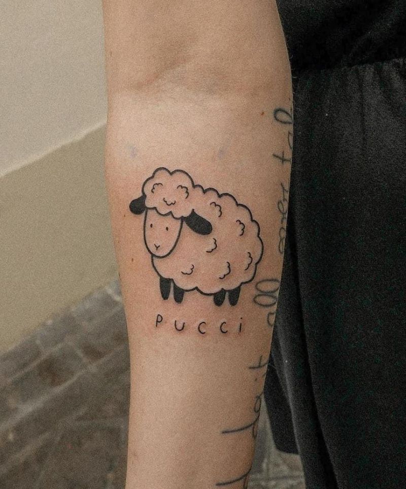 Cute Sheep Tattoos You Will Love