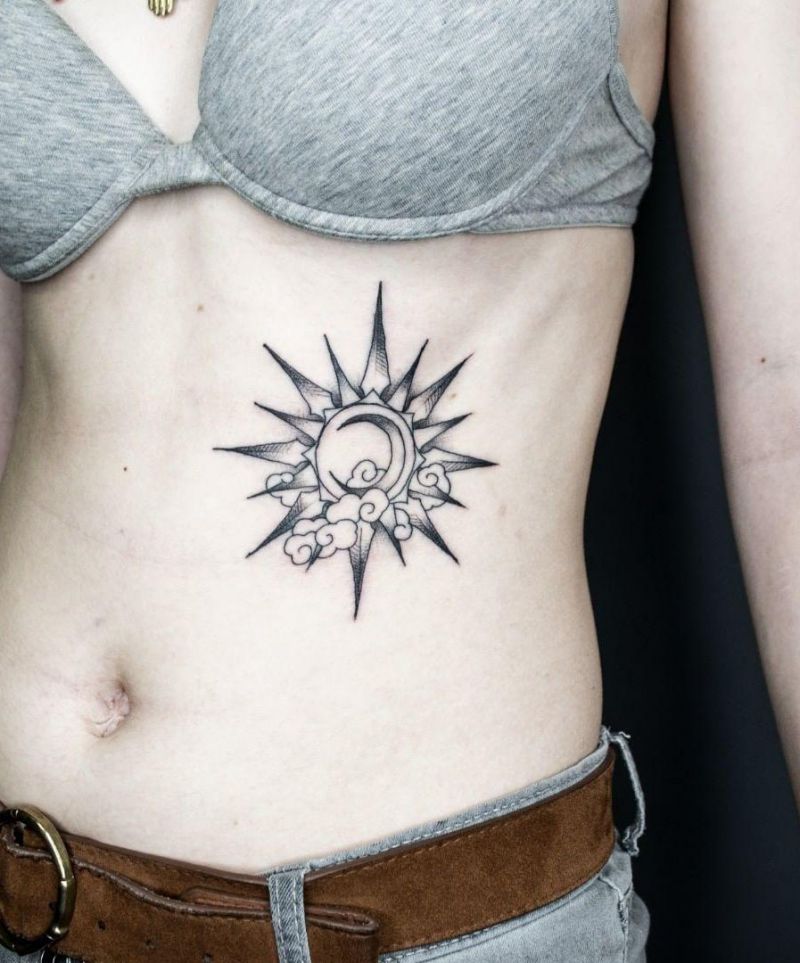 Pretty Sun Tattoos Let You Always Be Full of Sunshine