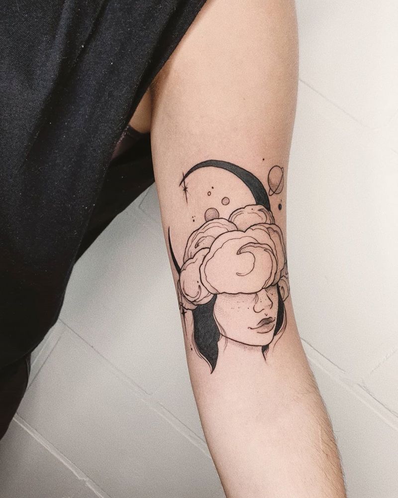 Pretty Cloud Tattoo Designs to Inspire You