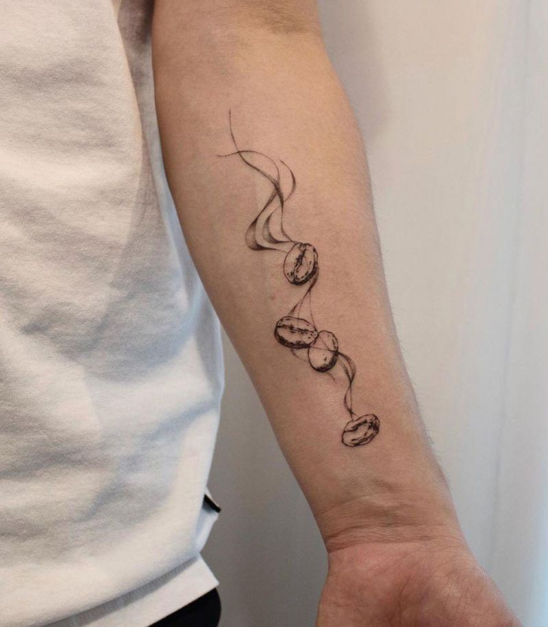 Pretty Coffee Tattoos Keep You Fragrant All The Time