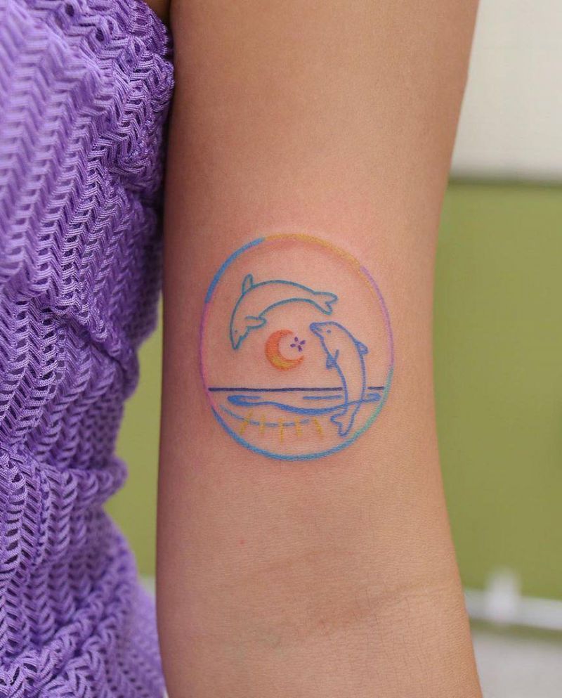 Pretty Dolphin Tattoos That You Can't Miss