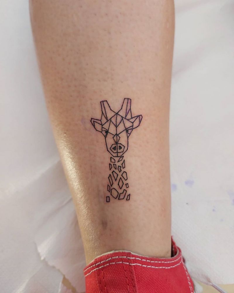 Pretty Giraffe Tattoos to Inspire You