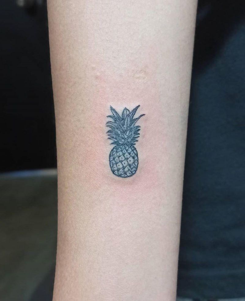 Pretty Pineapple Tattoos Give You Vitamins All The Time