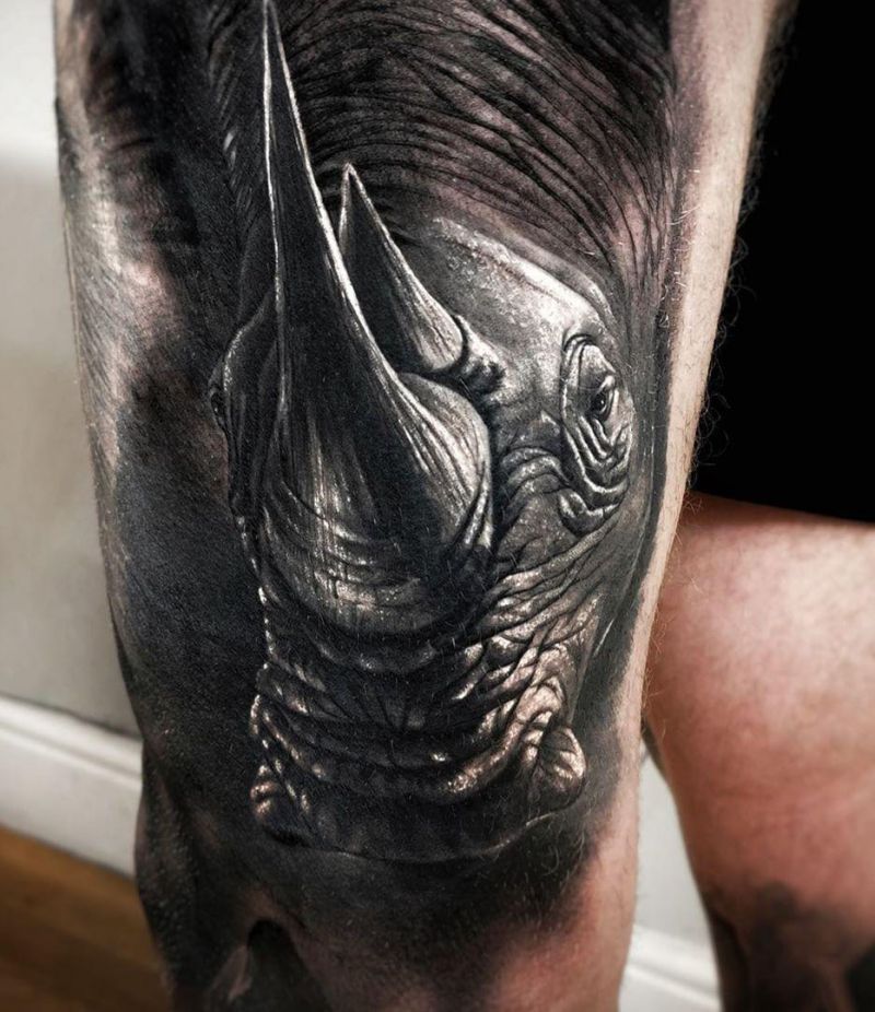 Pretty Rhino Tattoos You Will Love