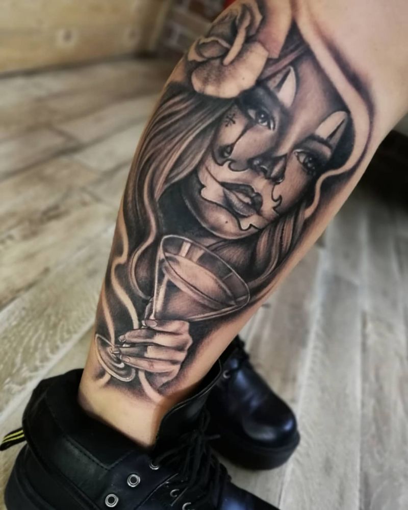 Pretty Clown Girl Tattoos That You Will Love