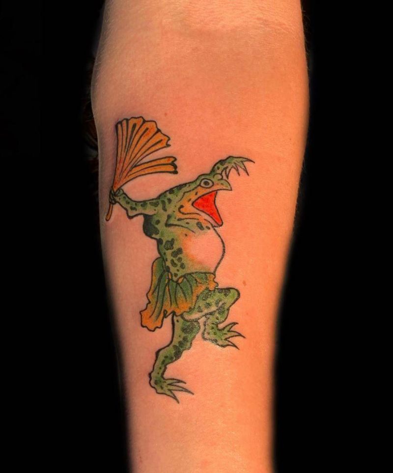 Cute Frog Tattoo Designs That You Can't Miss