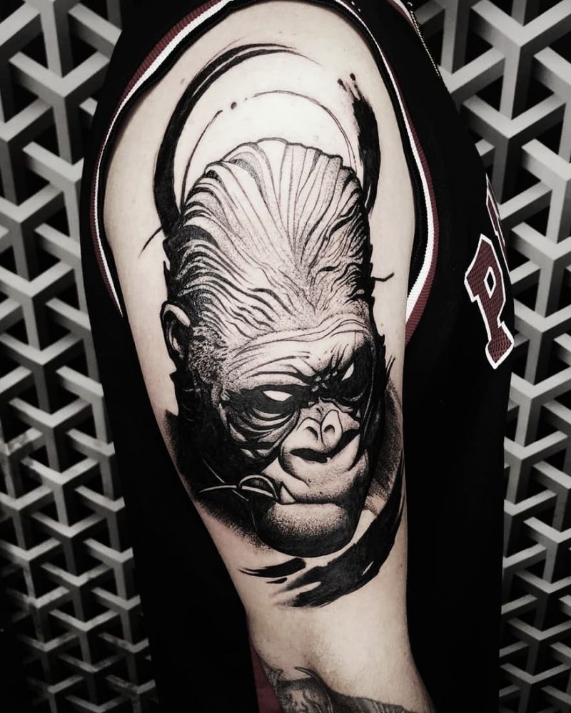 Superb Gorilla Tattoo Designs to Inspire You