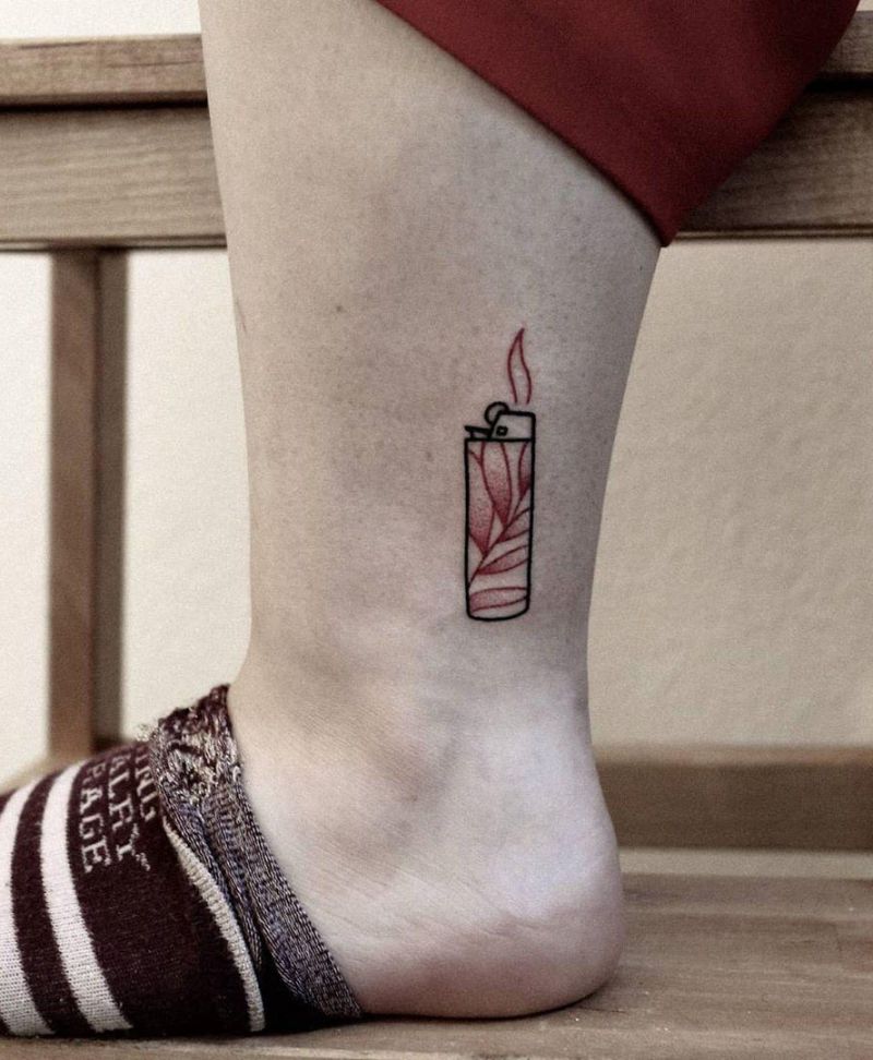 30 Creative Lighter Tattoos You Will Love