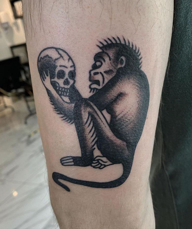 Pretty Monkey Tattoos That You Can't Miss