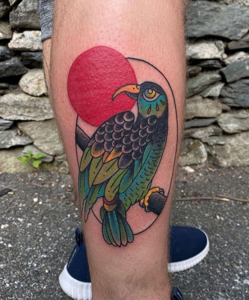 Lovely Parrot Tattoos Make You Happy Every Day