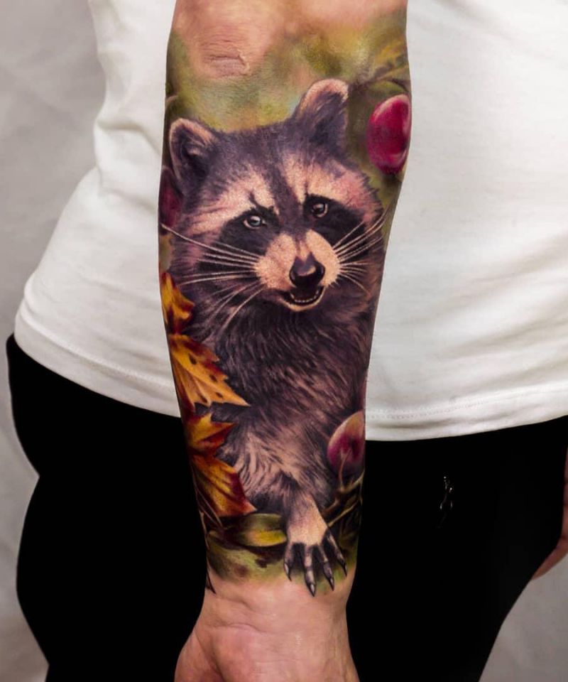 Cute Raccoon Tattoos You Will Love