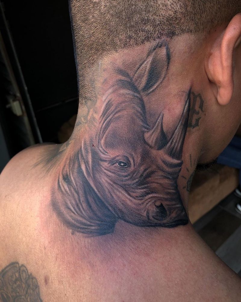 Pretty Rhino Tattoos You Will Love