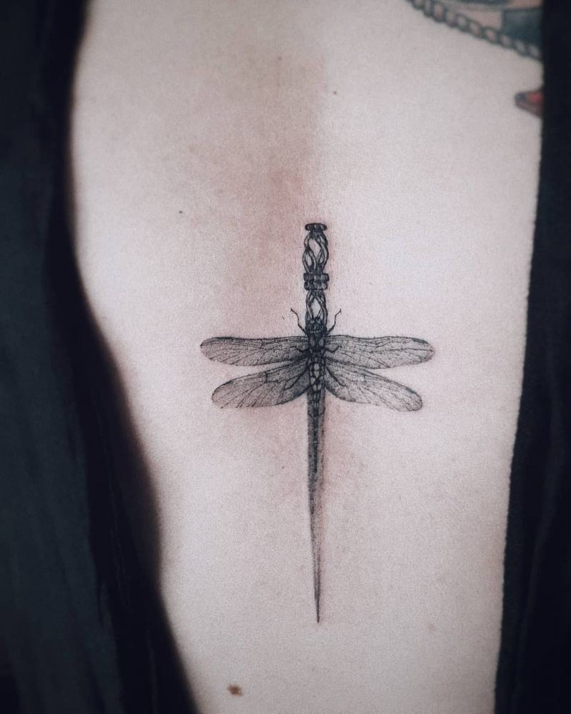 30 Pretty Sword Tattoos to Inspire You