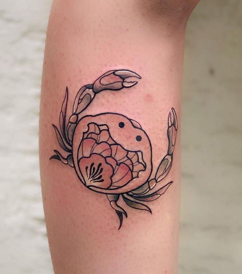 Cute Crab Tattoos for You to Enjoy