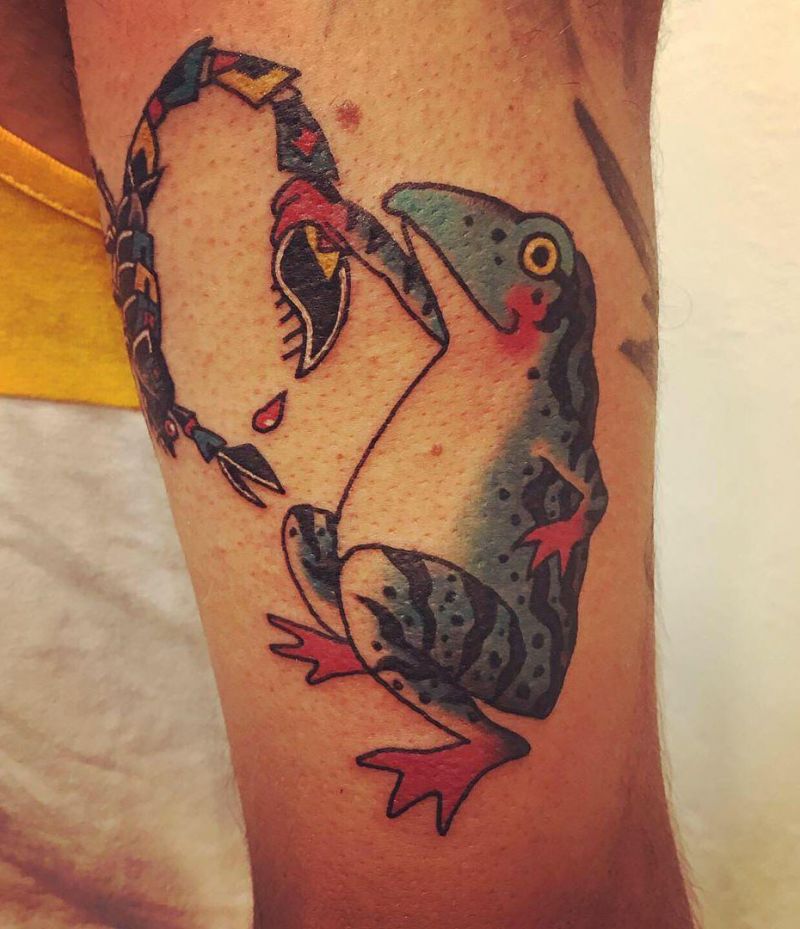 Cute Frog Tattoo Designs That You Can't Miss