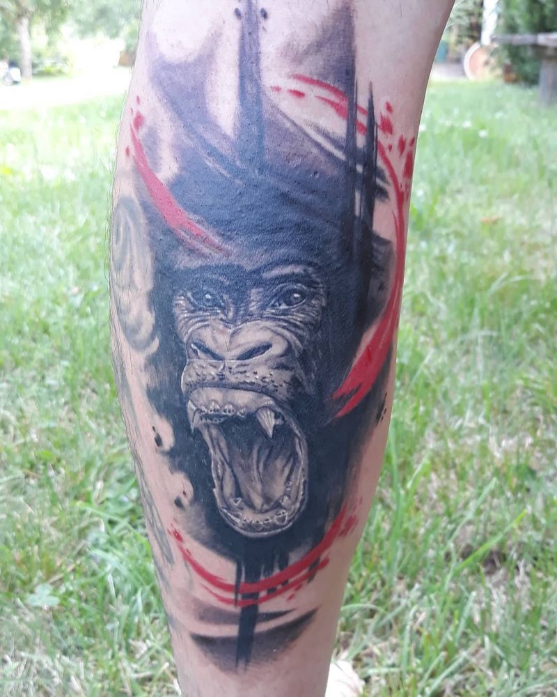 Superb Gorilla Tattoo Designs to Inspire You