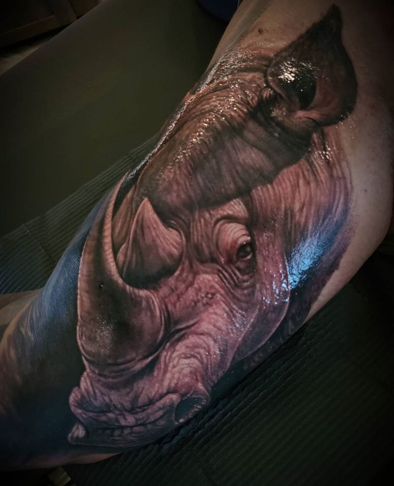 Pretty Rhino Tattoos You Will Love