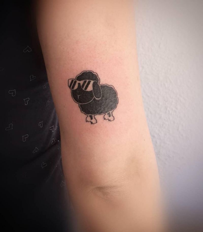 Cute Sheep Tattoos You Will Love