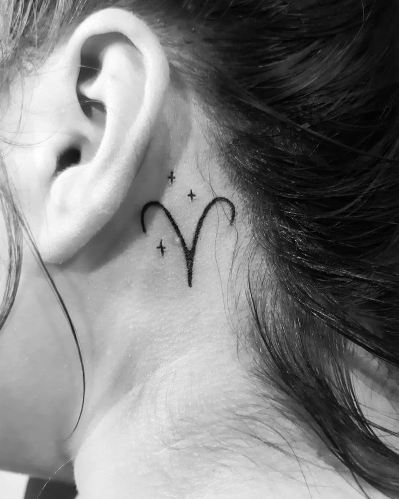 30 Pretty Aries Tattoos Show your Charm