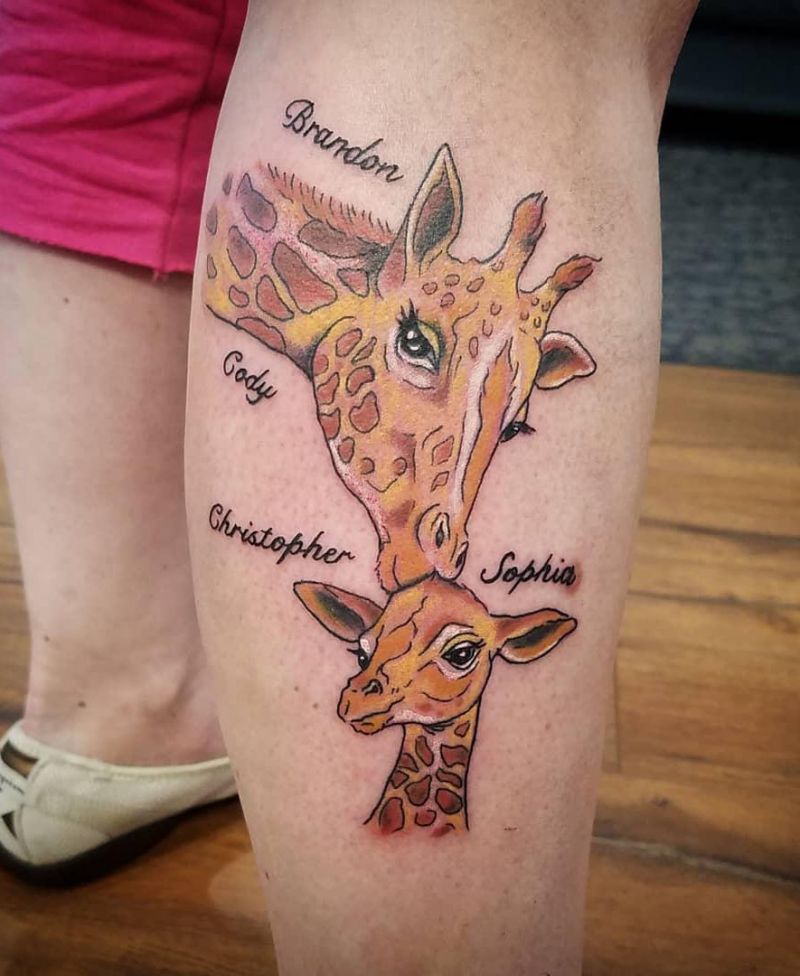 Pretty Giraffe Tattoos to Inspire You