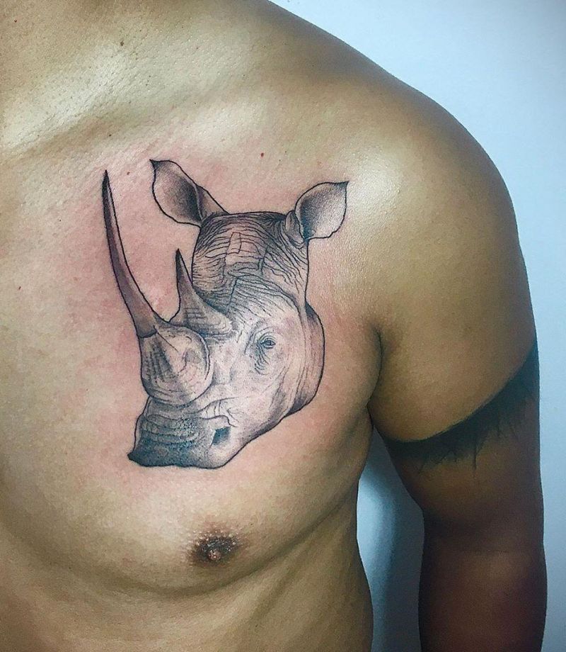 Pretty Rhino Tattoos You Will Love