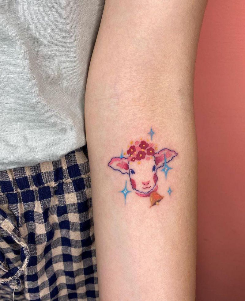 Cute Sheep Tattoos You Will Love