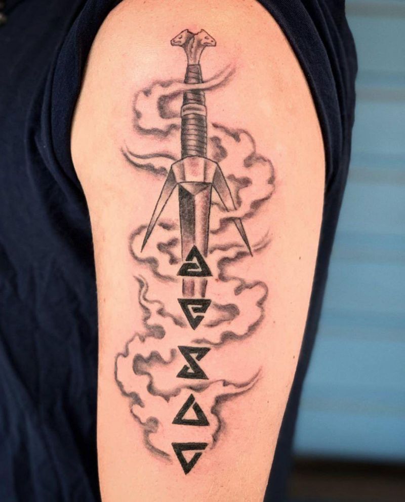 30 Pretty Sword Tattoos to Inspire You