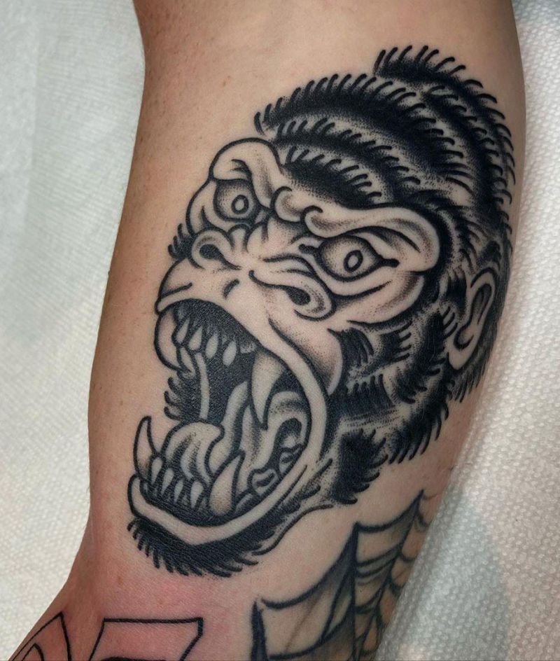 Superb Gorilla Tattoo Designs to Inspire You