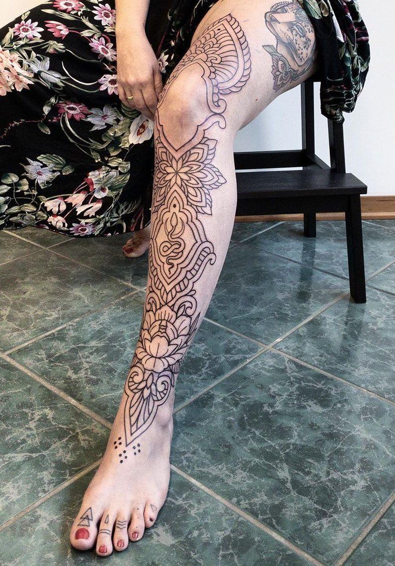 Pretty Leg Tattoos That Make You Excited