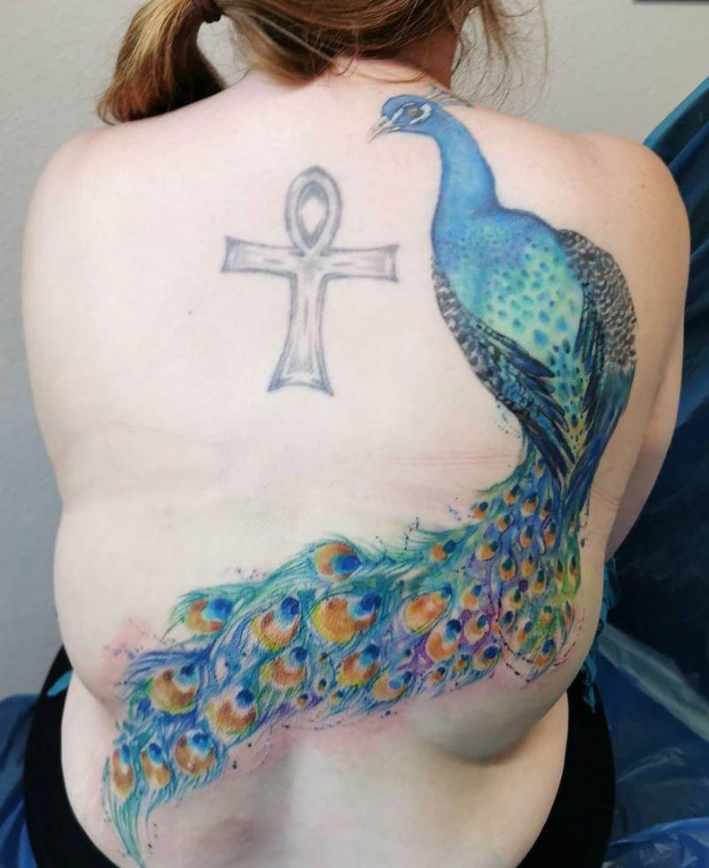 Pretty Peacock Tattoos for You to Enjoy