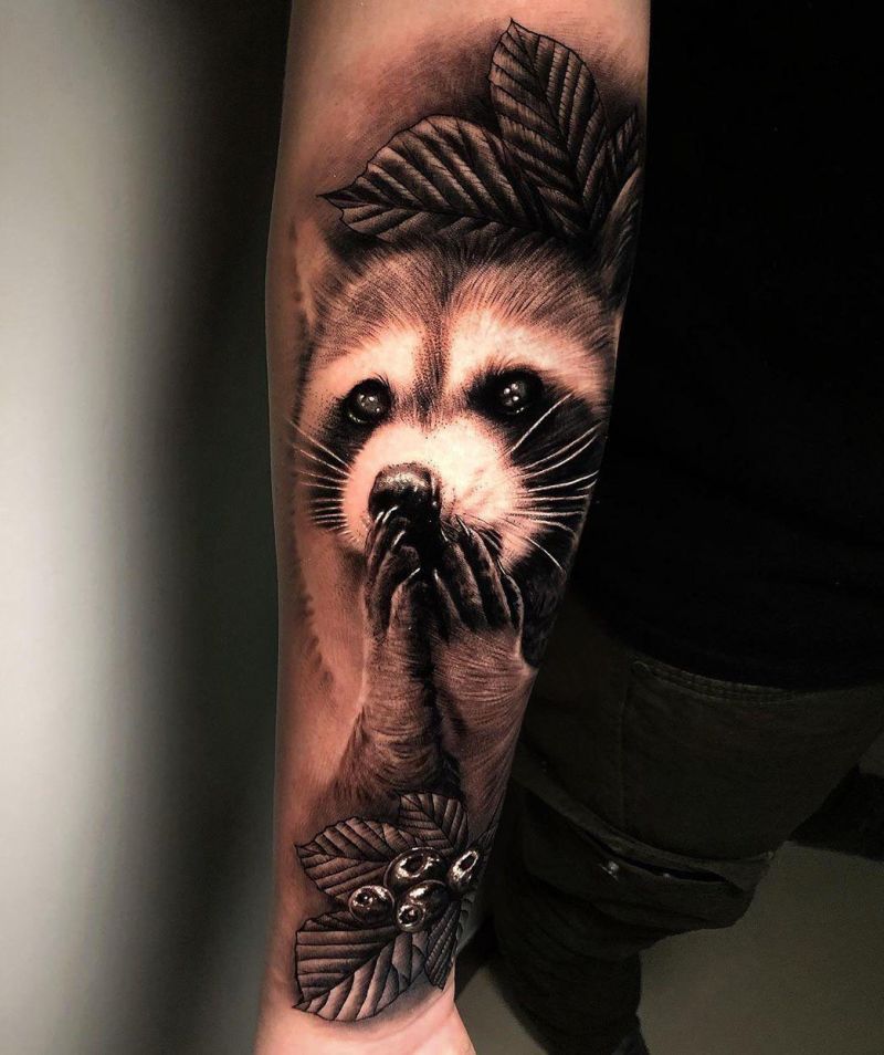 Cute Raccoon Tattoos You Will Love