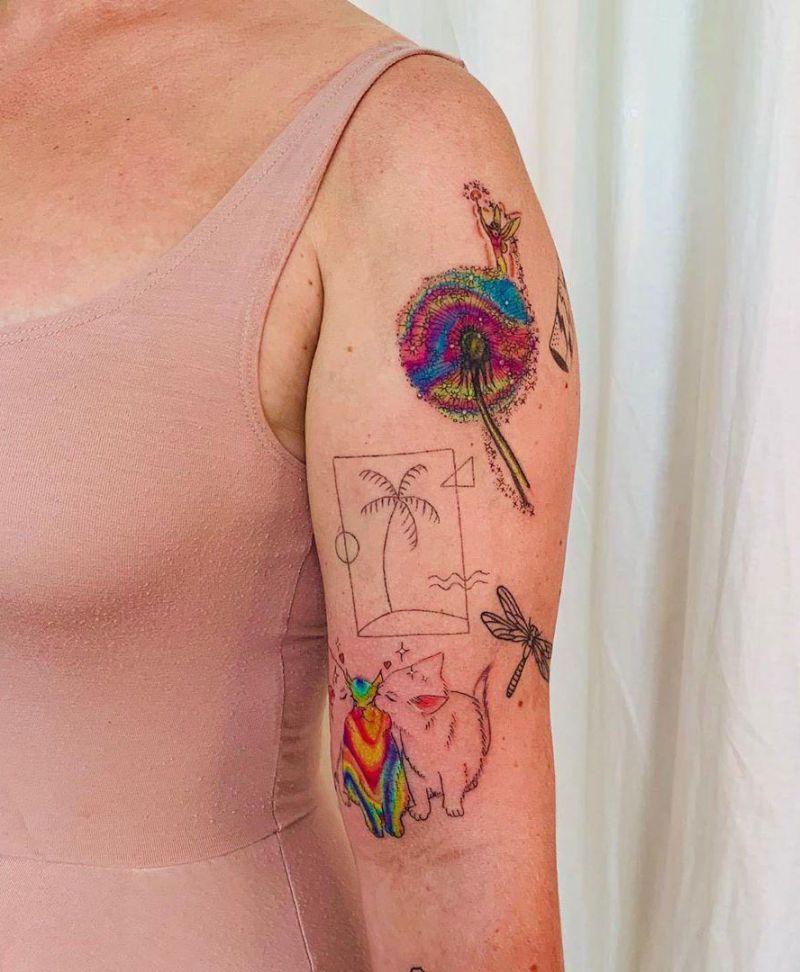 30 Pretty Rainbow Tattoos Make You Happy